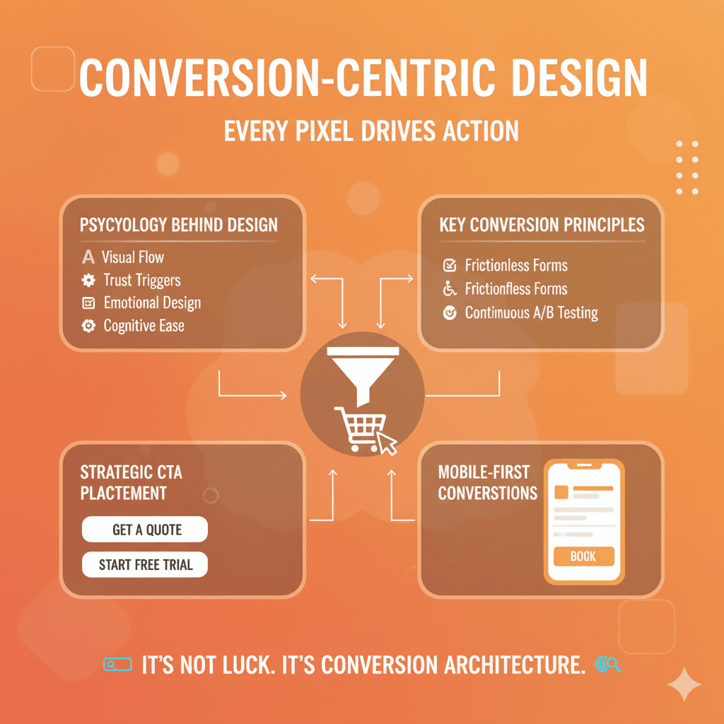 Conversion-Centric Design — Every Pixel Should Drive Action