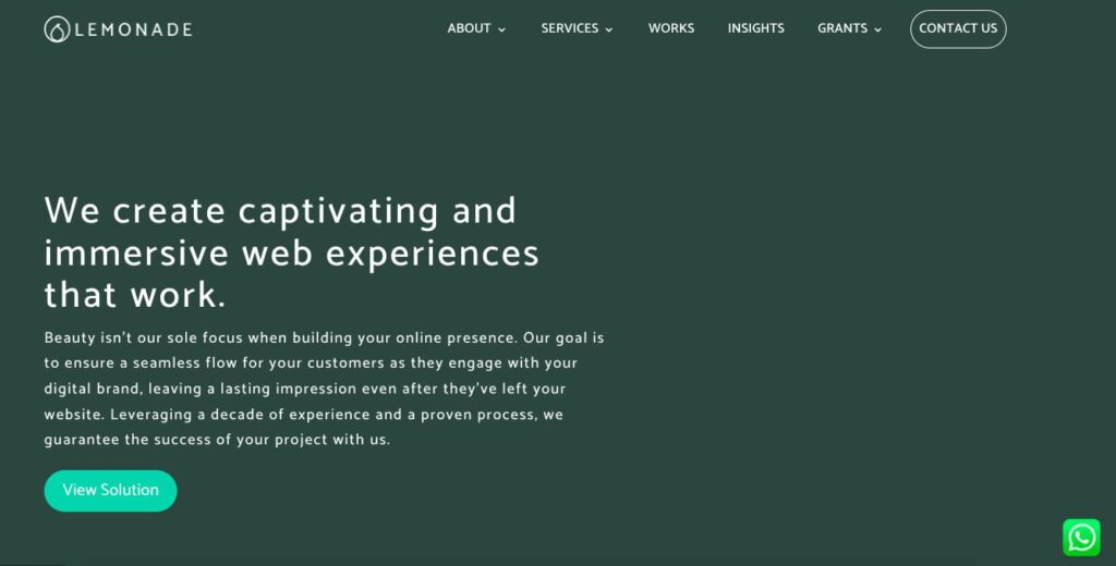 Lemonade-Website