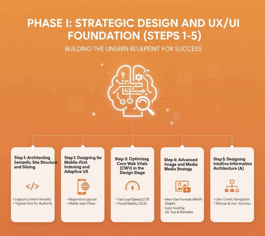 Strategic Design and UXUI Foundation (Steps 1-5)