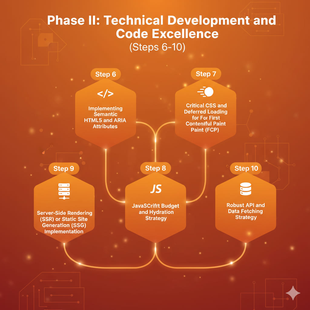 Technical Development and Code Excellence (Steps 6-10)