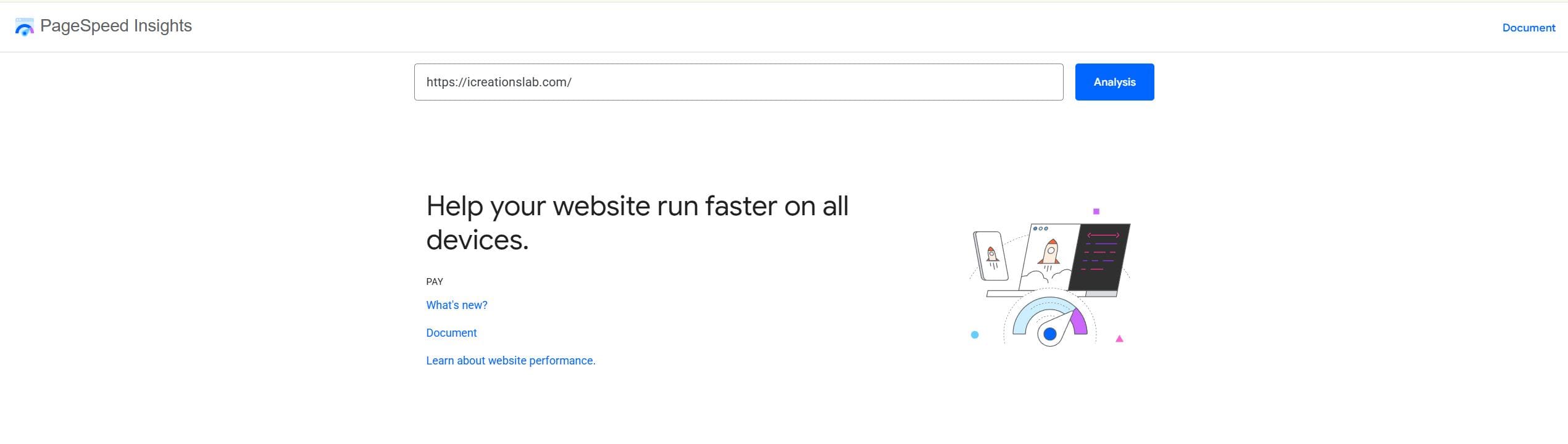 Google PageSpeed Insights