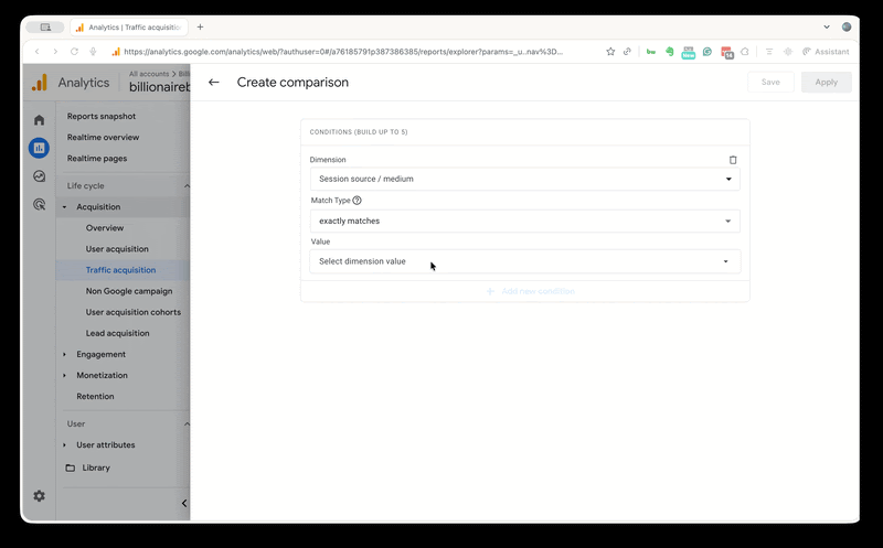 Select AI Referrer Domains