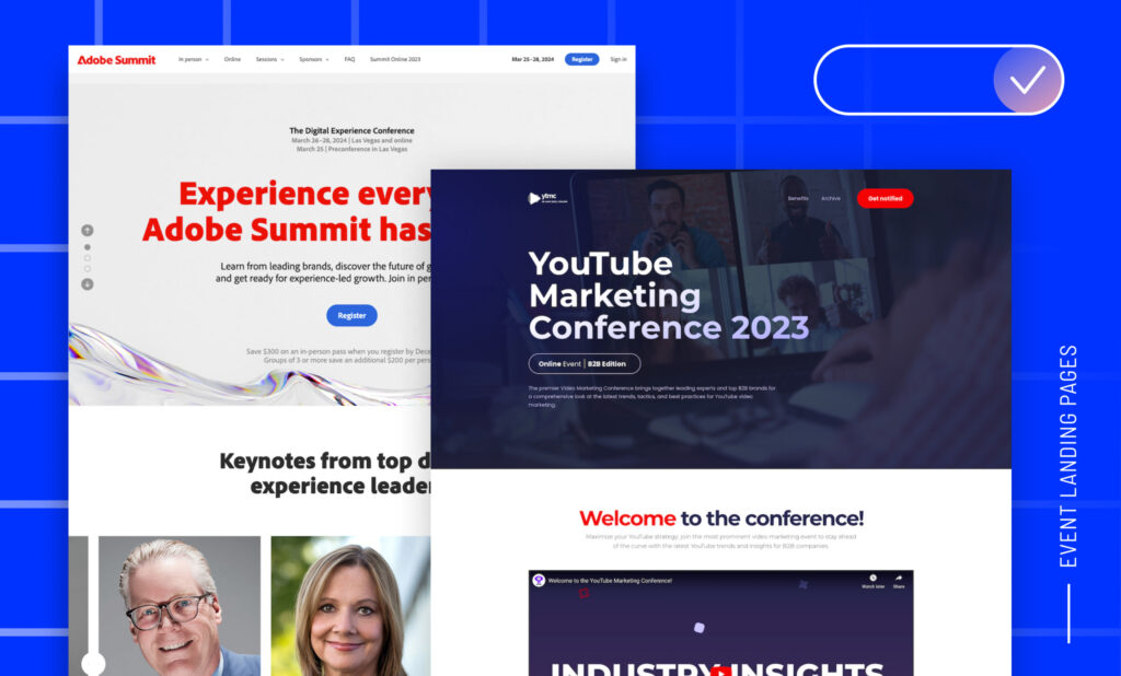 Event Websites and Landing Pages