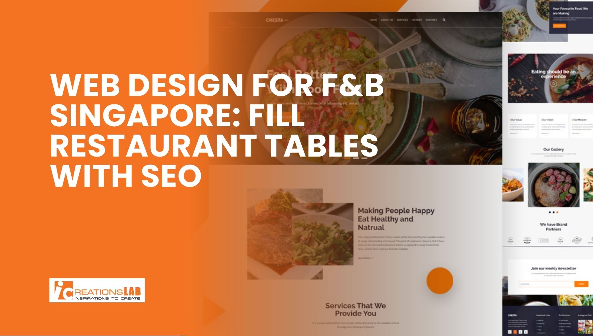 Web Design for F&B Singapore: Fill Restaurant Tables with SEO