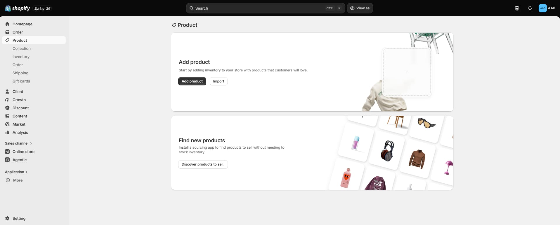 Add Your Products