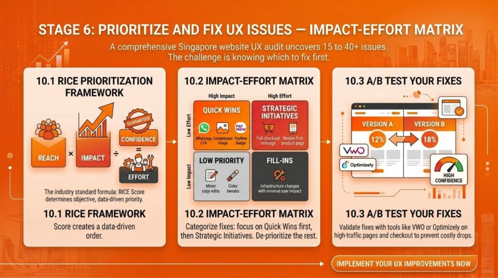 Prioritising and Fixing UX Issues — The Impact-Effort Matrix