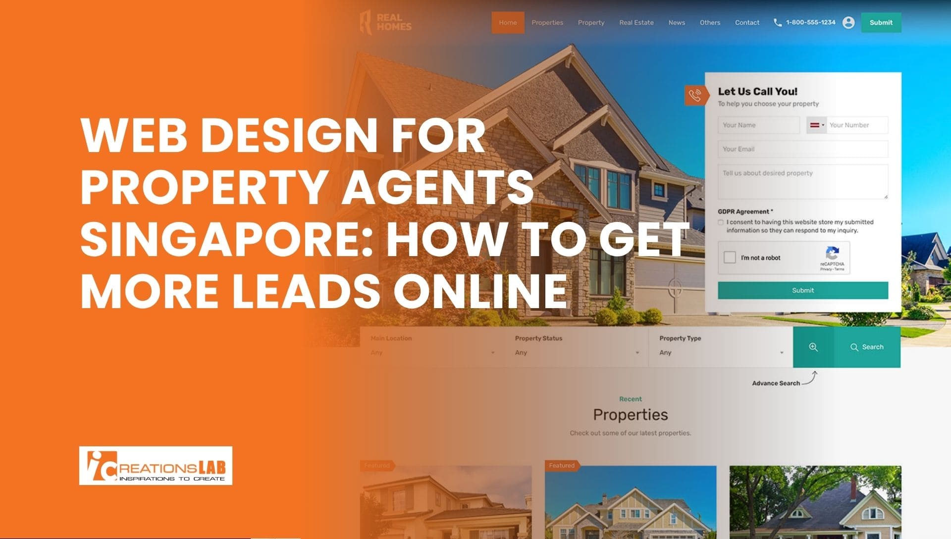 Web Design for Property Agents Singapore: How to Get More Leads Online (2026 Guide)