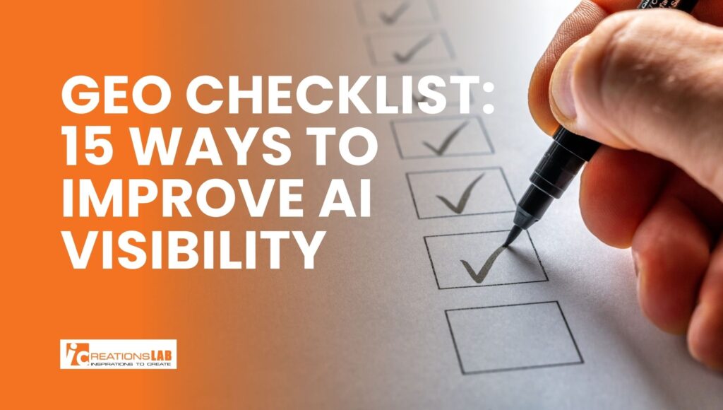 GEO Checklist