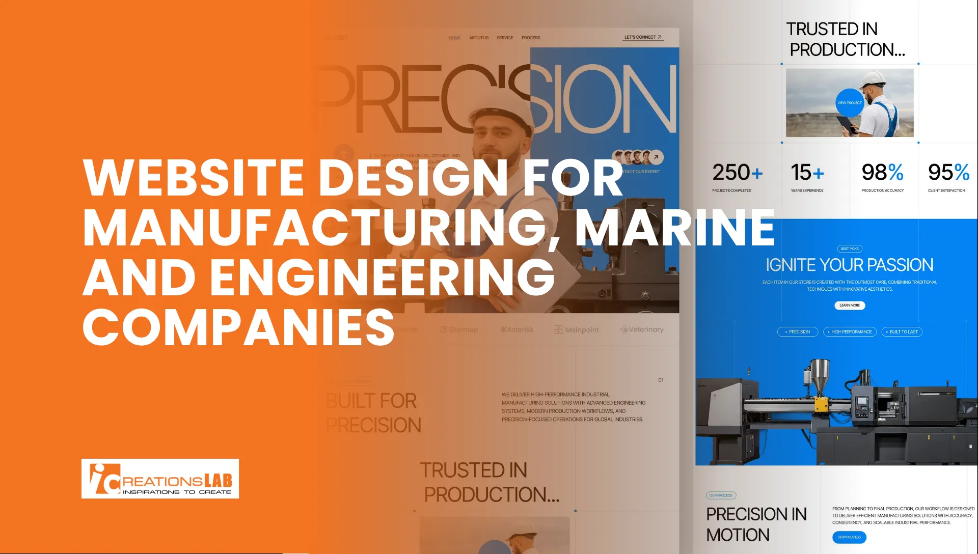 Website Design for Manufacturing, Marine and Engineering Companies in Singapore